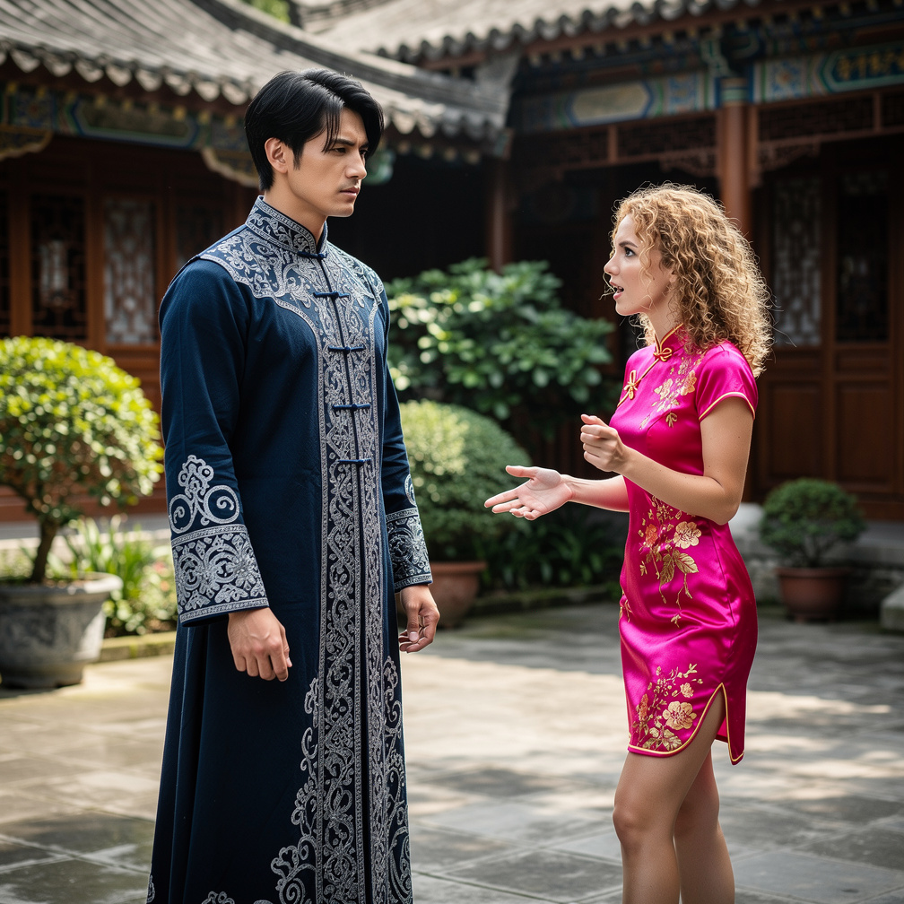 Imagine if: Create 10 storyline prompts for a historical Chinese romance drama featuring a cold, aloof man and an annoying wo