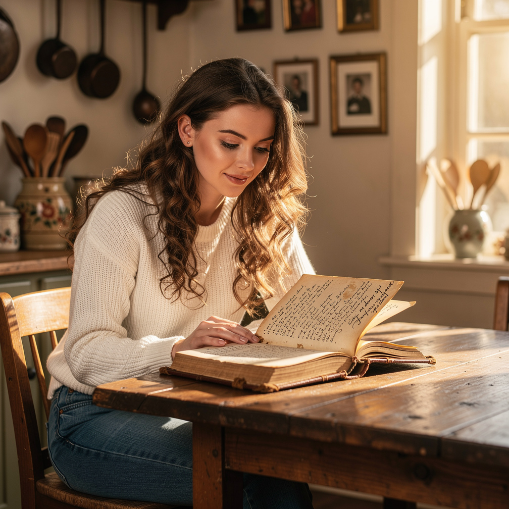 Imagine if: As you're going through your grandmother's cookbook, you notice a recipe for your favorite childhood dessert, ann