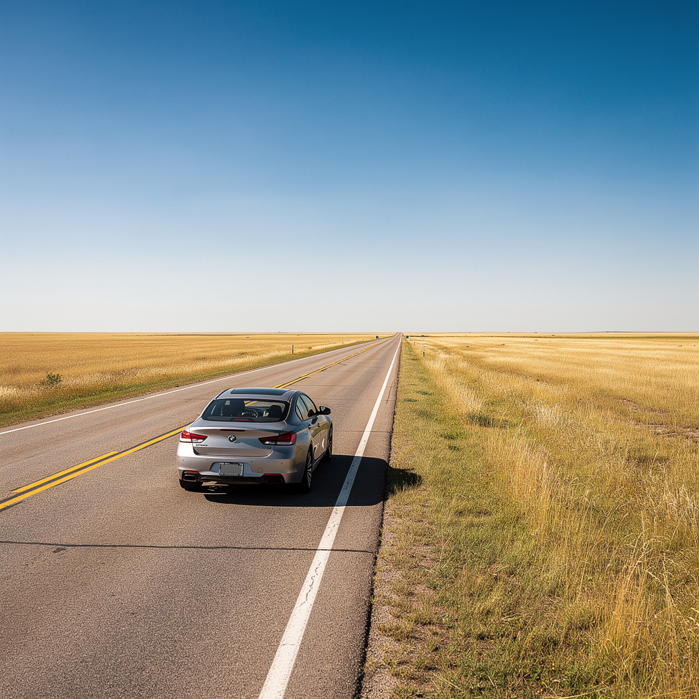 Imagine if: Driving on highway.