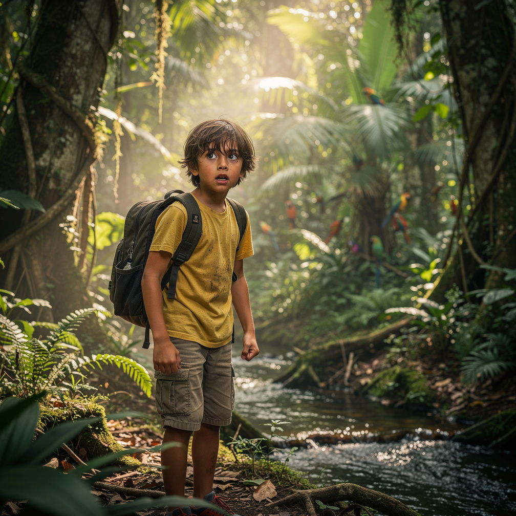 Imagine if: I want it to be like a boy was lost in the jungle and he discovered what no one knew.