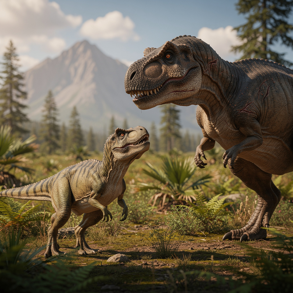 Imagine if: The T-Rex King

The story follows the journey of the young T-Rex named Rex, the rightful heir and the future King
