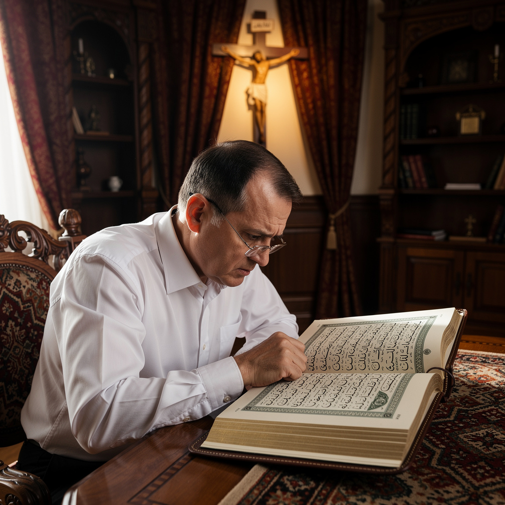 تخيل لو: بوتين يقرا القران