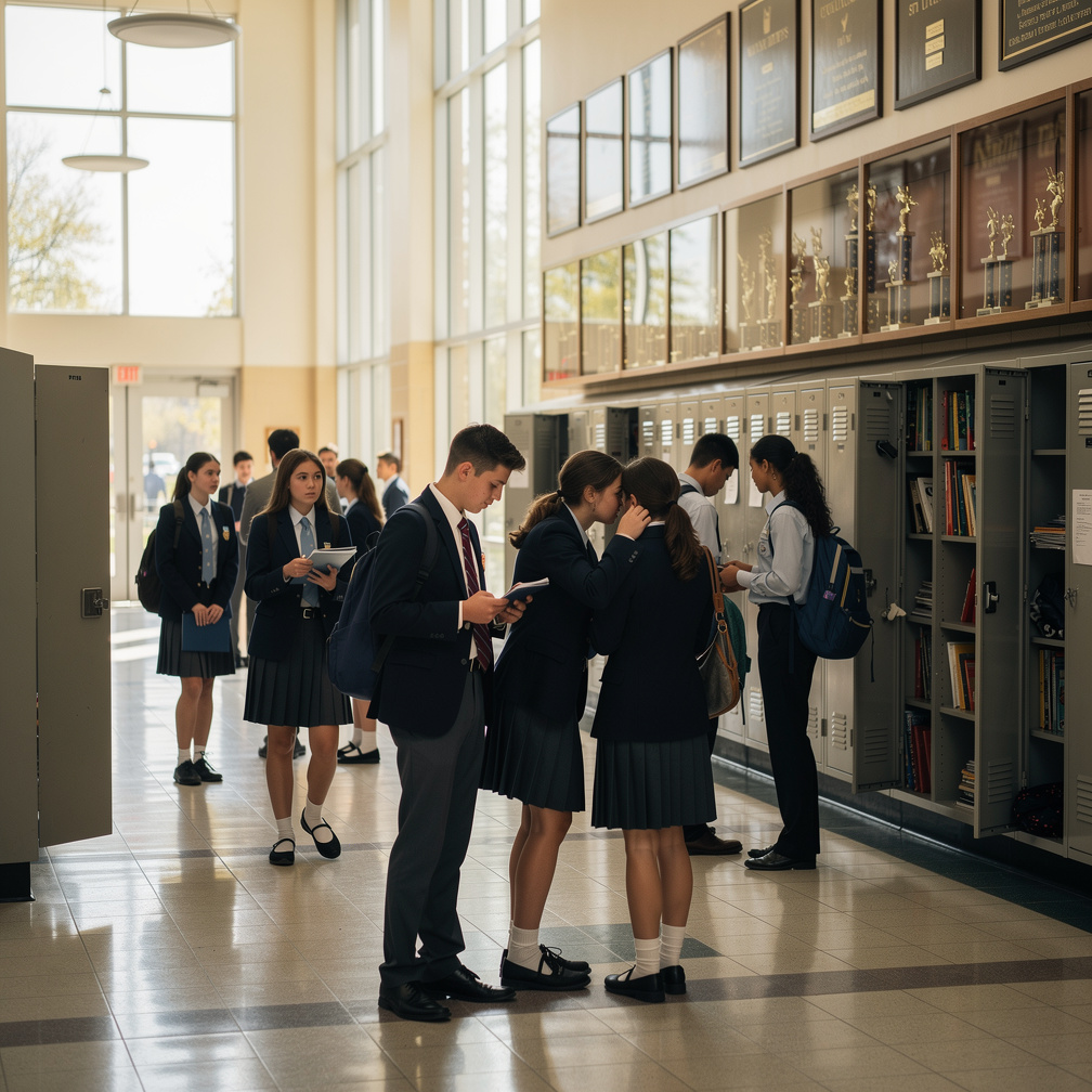 their final exams, but rumors of a cheating scandal threaten to disrupt the entire school year.