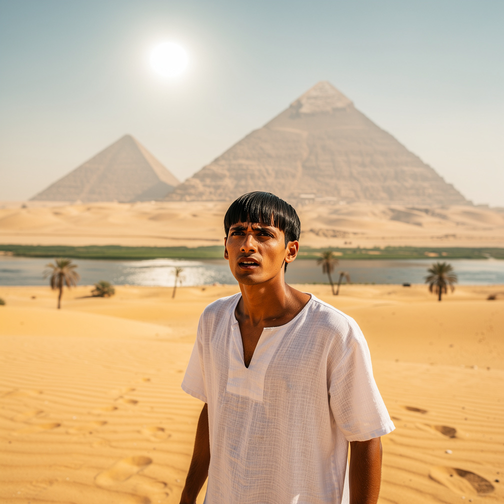 Imagine if: What If one day you woke up in ancient Egypt- year 3000 BC.