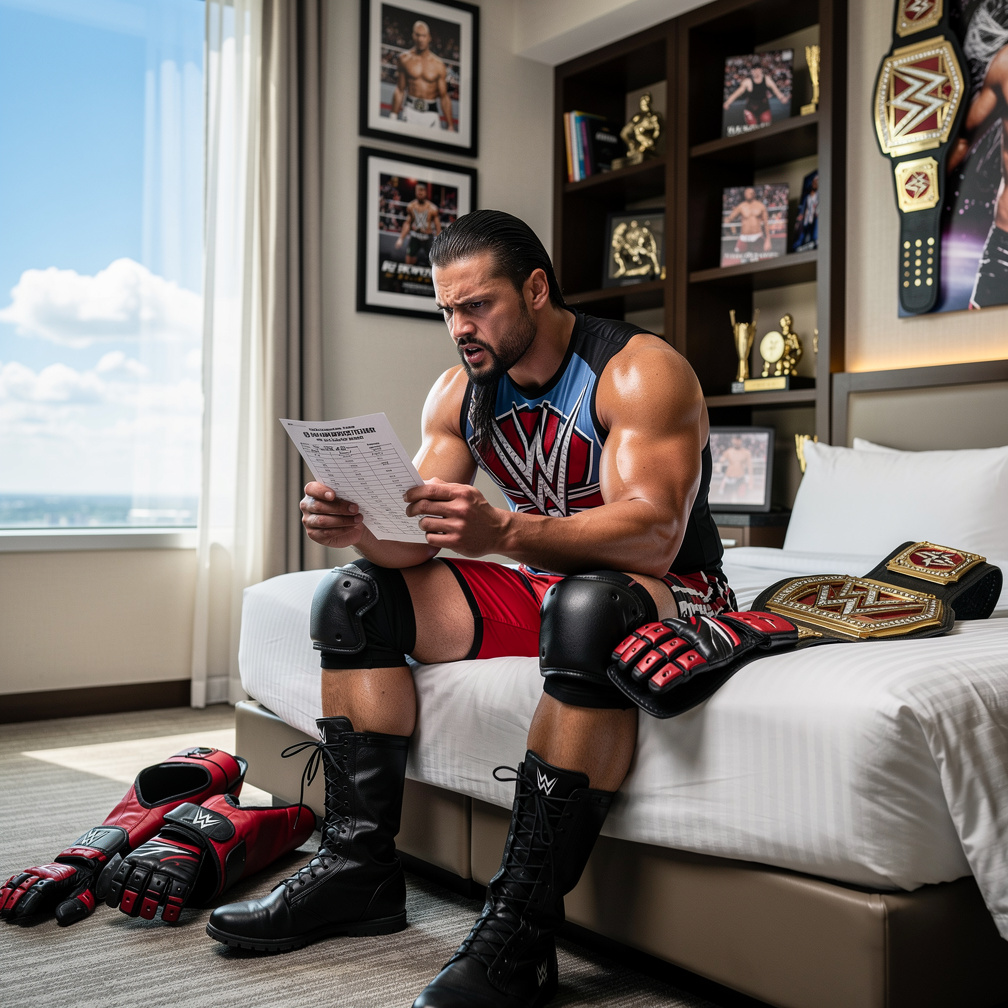 Panic sets in as you stare at Roman's schedule, realizing the match is tonight.