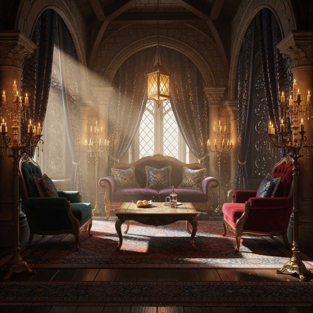 She's in here in Prince Caspian's harem for romantic occasion.