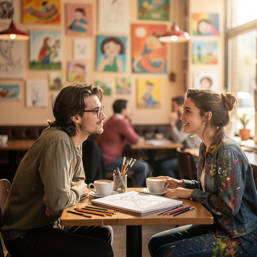 His name is Elliot, and he is smitten with a charming artist, Sophia, who brings color to his dull world of books and theorie