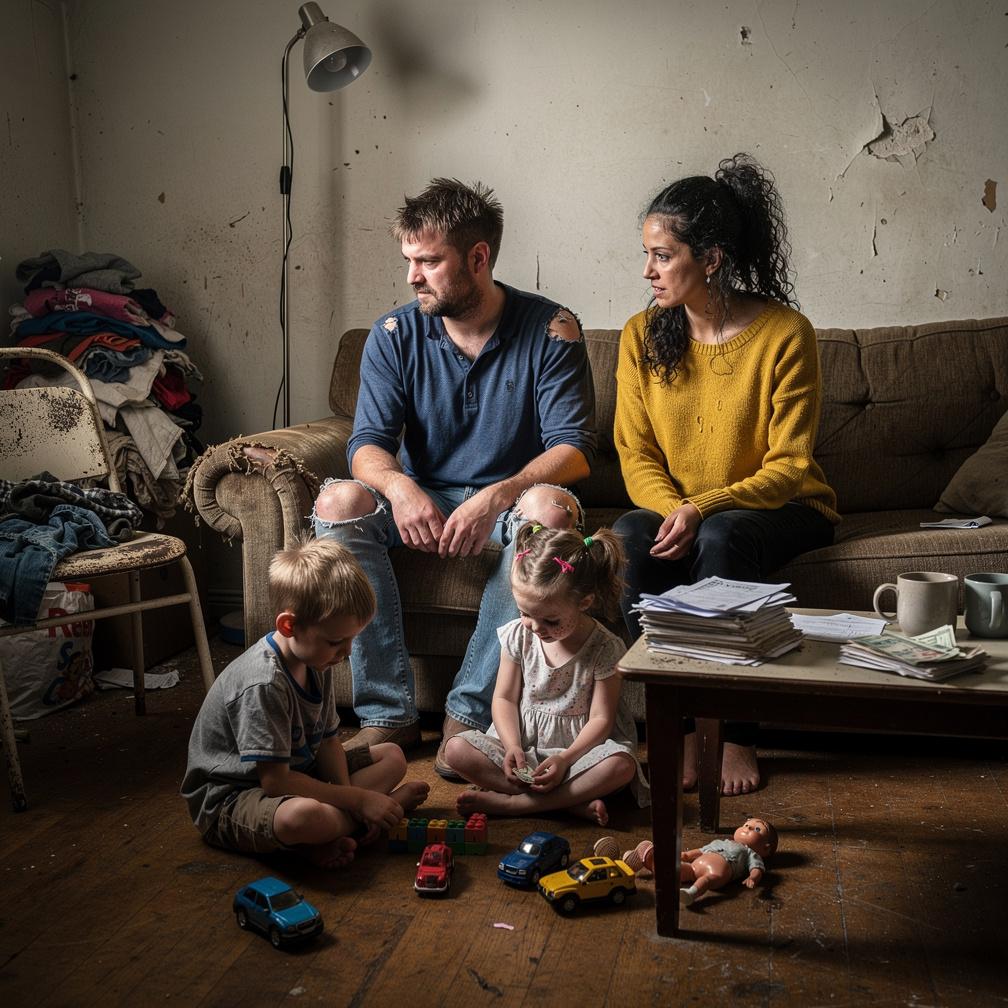 Imagine if: A poor family.