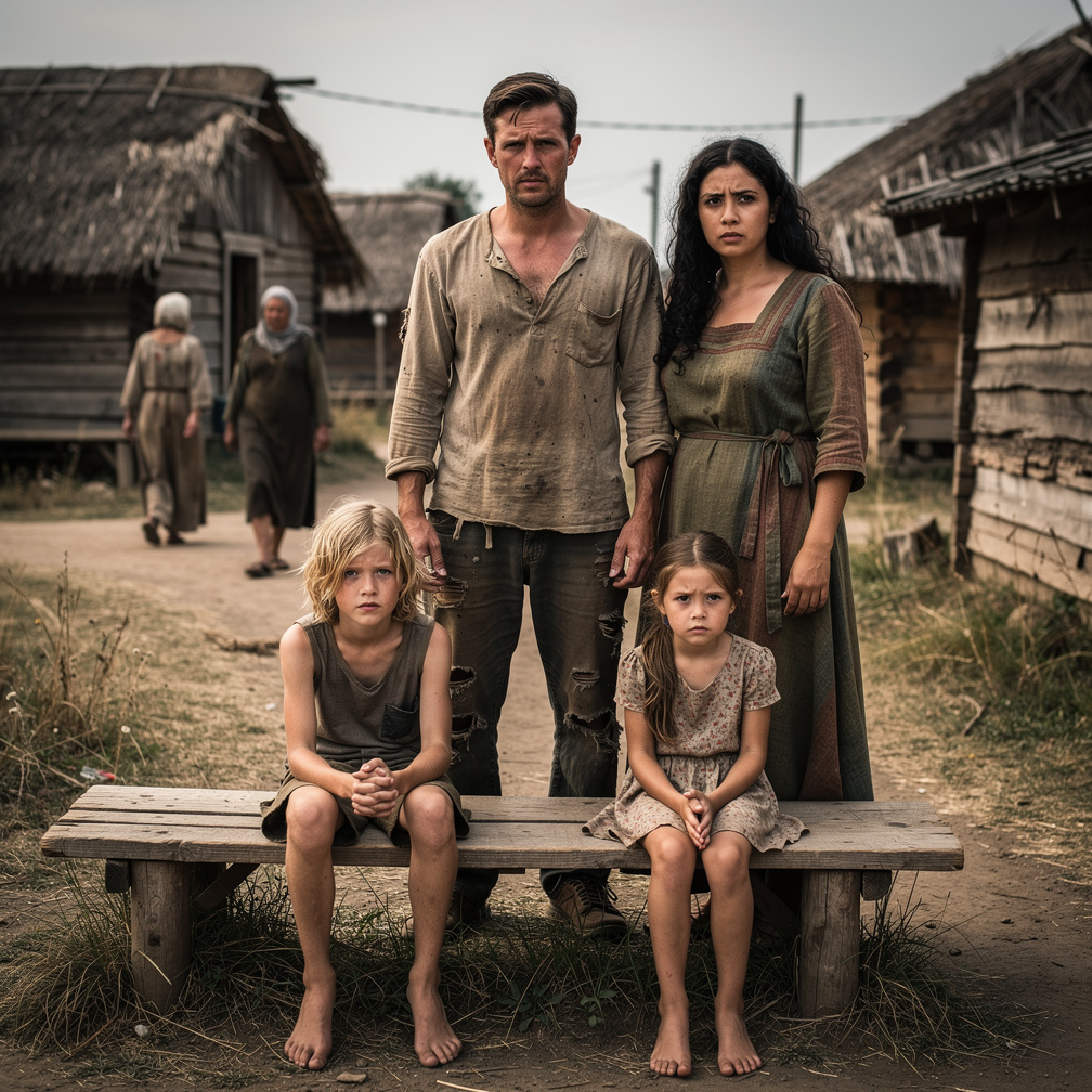 Struggling to make ends meet in a small village.