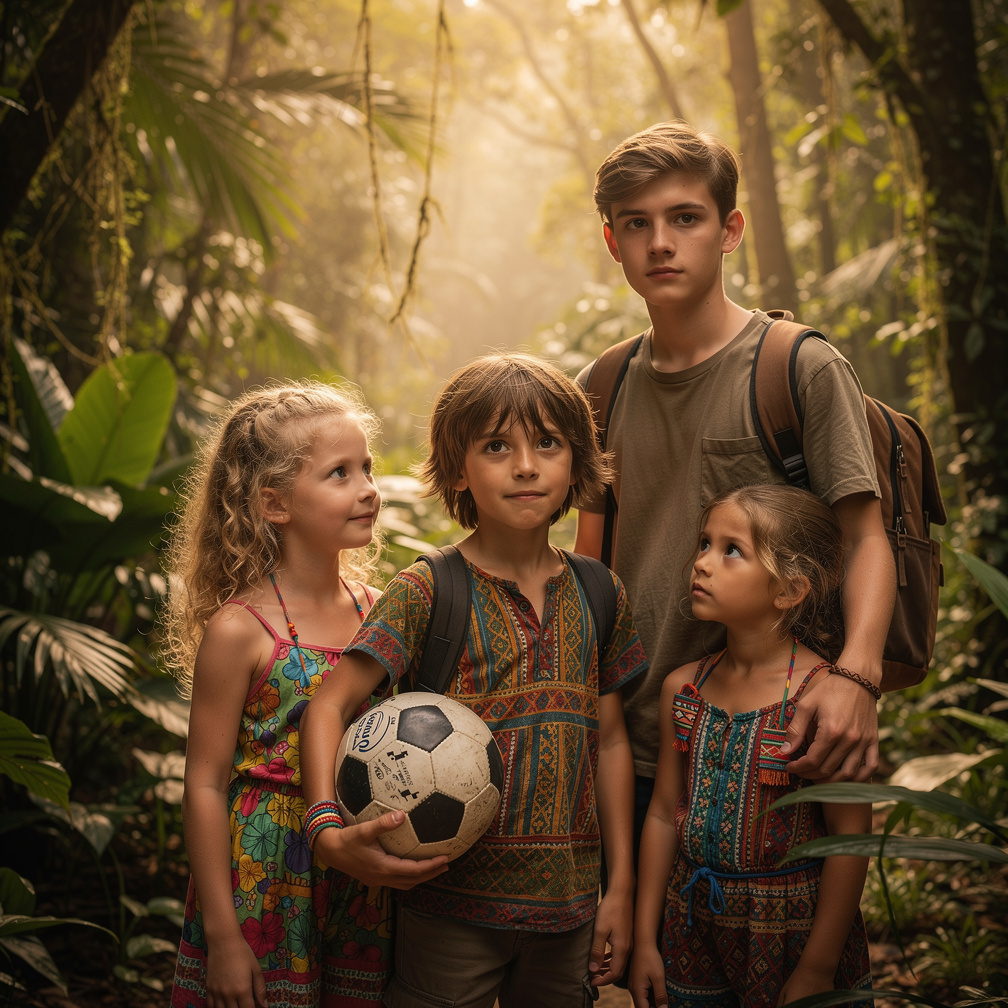 South and Central America, Caribbean Puberty having Sports and Education  fun stuff Culture. Now look behind you 
At Rainfore
