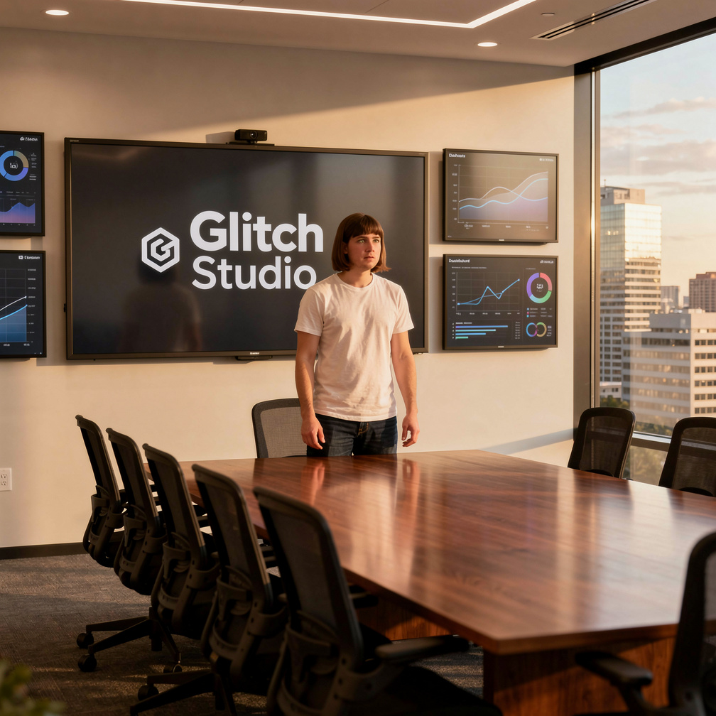 Hayal et: Glitch studio seni bir dizinin karakteri yapmak istiyor.