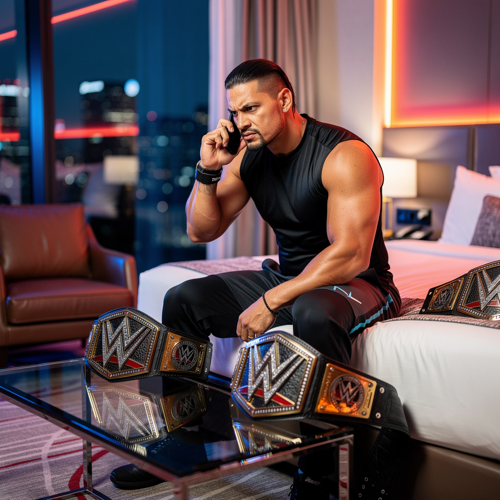 Then Jimmy Uso calls.