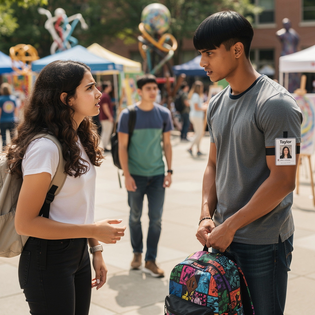 Imagine if: A humble photographer girl Billie in Art Campus loses her backpack at Donation day and a rich actor Jacob finds i