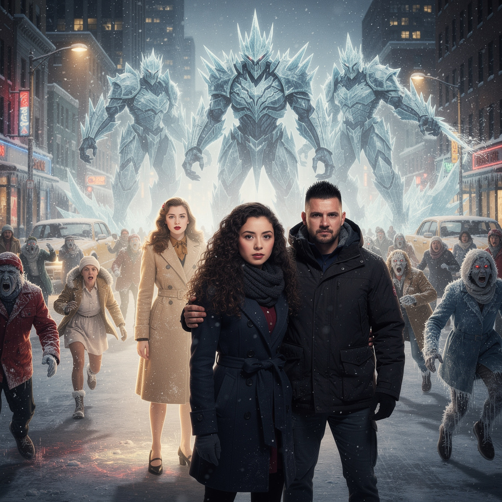 He said I'm Evil Ice King Tiraka you Guys are Stephanie Fujita and Mia Ji Song, Jamie Collins I Show you About the Ghost and