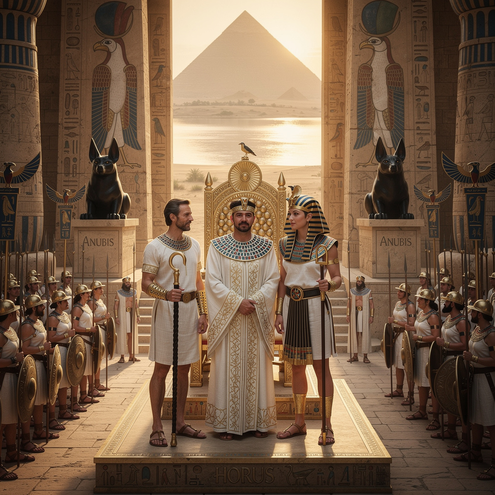 The Egyptian army conquers Sudan, and the Pharaoh declares a grand festival to celebrate.
