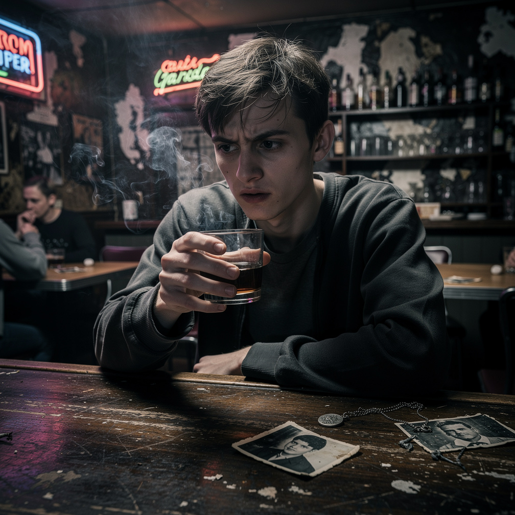 His search led him to a seedy bar on the outskirts of town, where a whisper of the killer's name sent a chill down his spine.