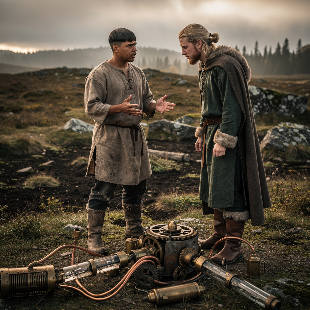 Adam dit au viking que son nom est Osman, et le viking dit que son nom est Larsson