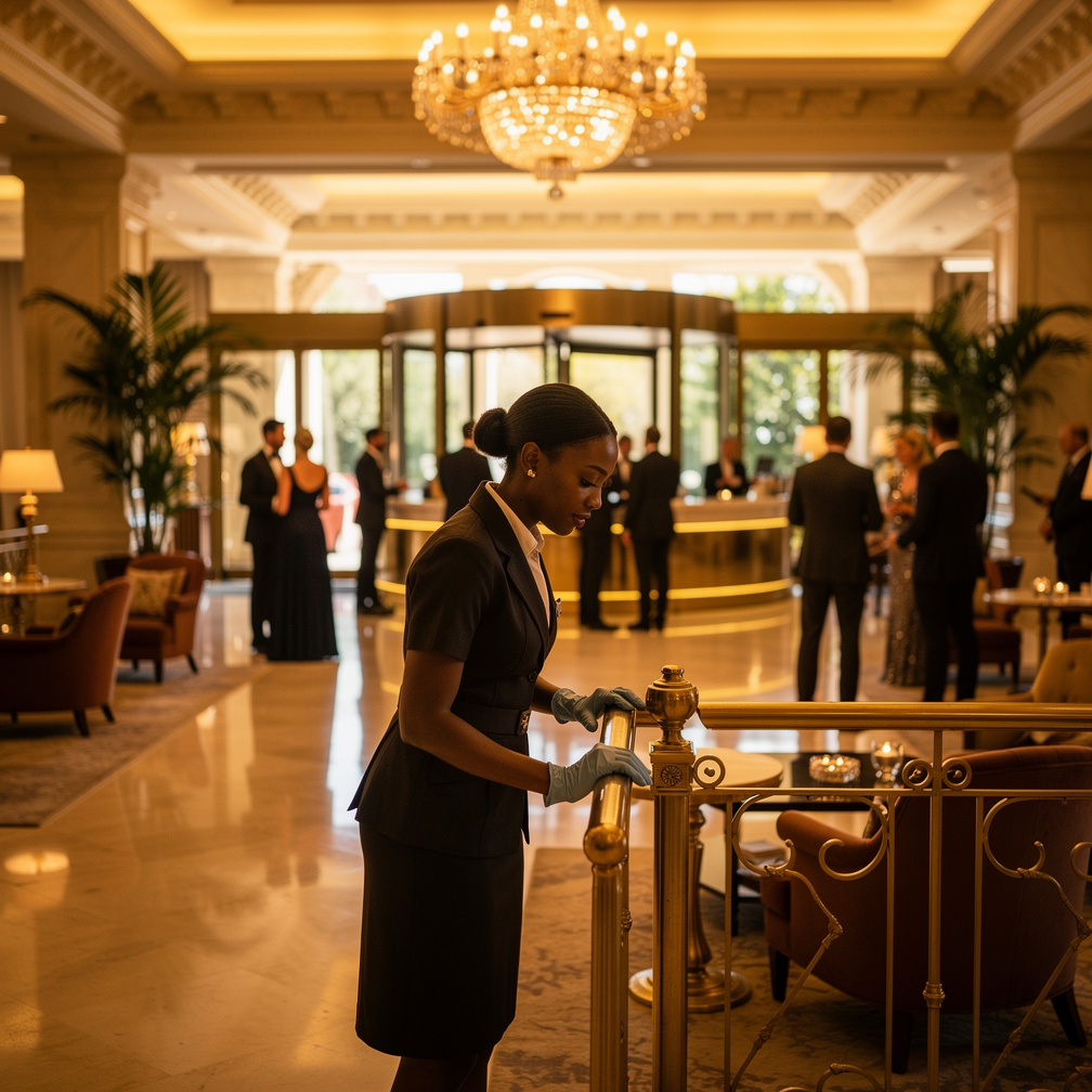 Imagine if: Title: “The Wolf & The Moon Goddess”
Genre: Dark Fantasy / Romance / Action
INT. LUXURY HOTEL — NIGHT
The five-st