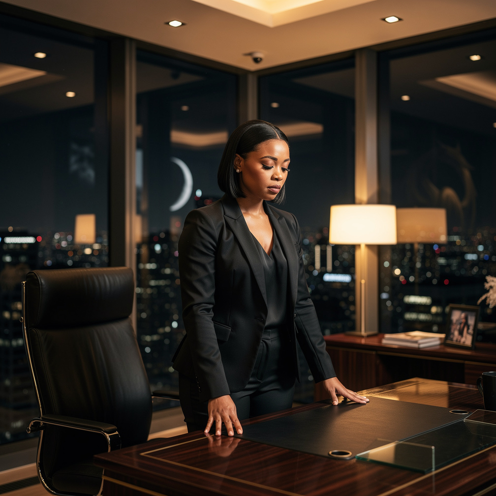 Maliyah Jordan (black), 34, is the petite CEO of Moral Apex, a global empire. Secretly, she's a powerful Moon Goddess with wo