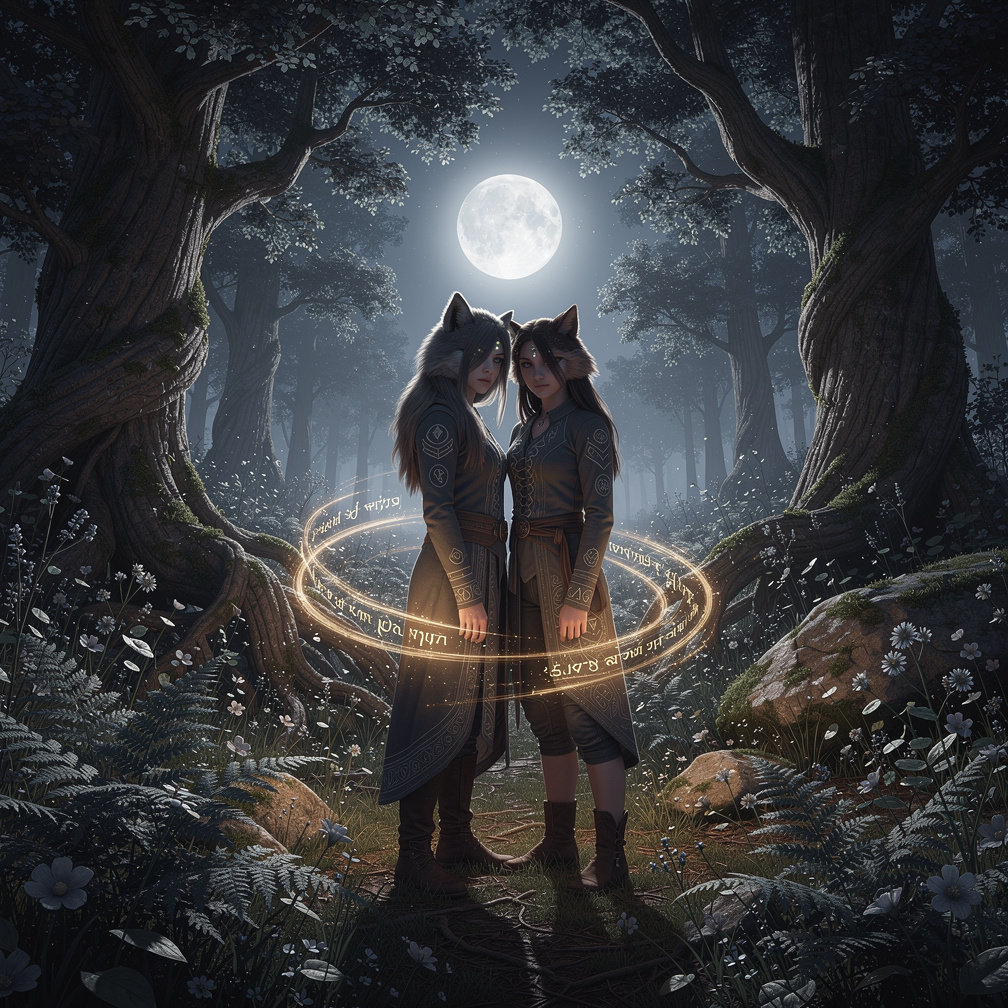 LaRiyah, didn't know the truth hidden inside her blood.
Two wolves. Two destinies. One ancient bond.
When the Alpha King an