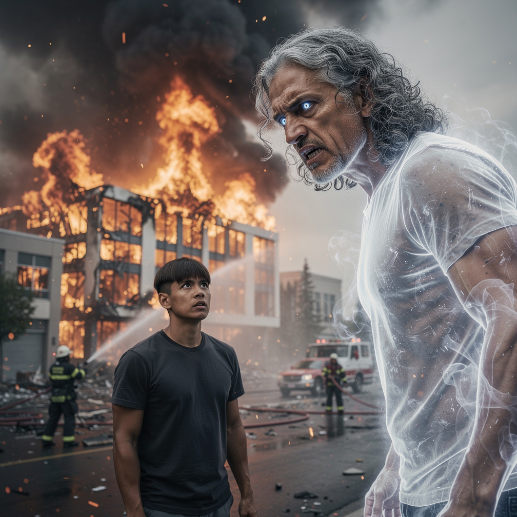 His father's spirit burned 🔥🔥 down his big company to ashes; firefighters tried but couldn't help, and the community members 