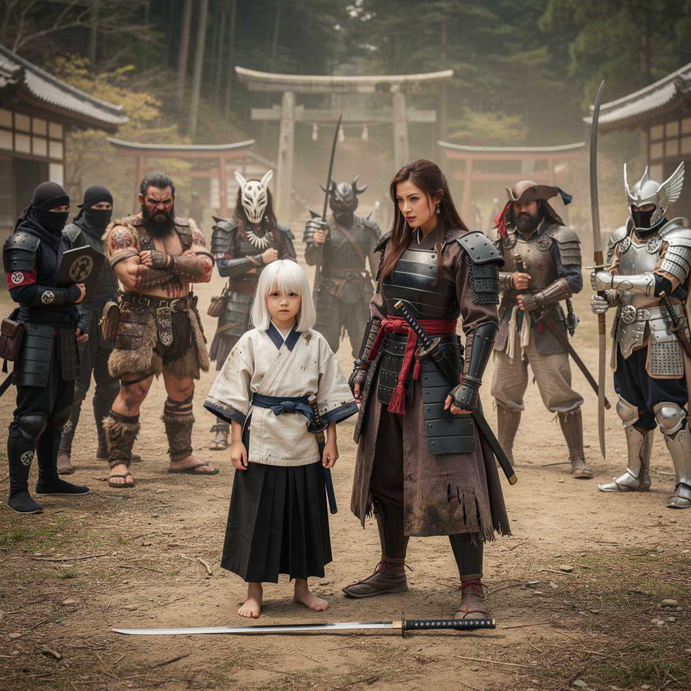 After 4 years, an angel appeared and gave humans powers, and they separated into 5 tribes: ninjas, berserkers, soul slayers, 