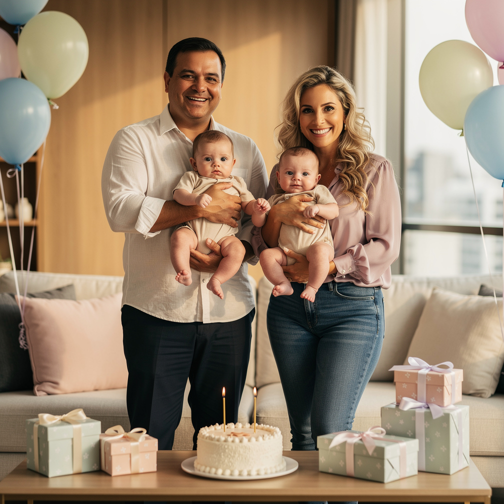 E o chega o dia do mesversário do gêmeo Vinicius César e Davi César os dois bebê completam 2 meses com covidado na casa do ca