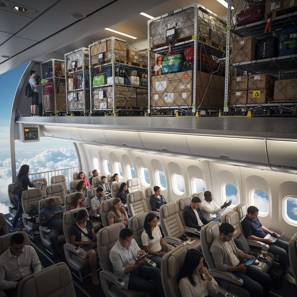 Imagine if: You Ride An A380 From Cebu To Hawaii But On The 2nd Floor Is Full Of Cargo.