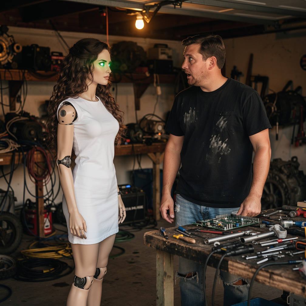 Imagine if: You Built A Woman Robot In Your Garage And It Works.