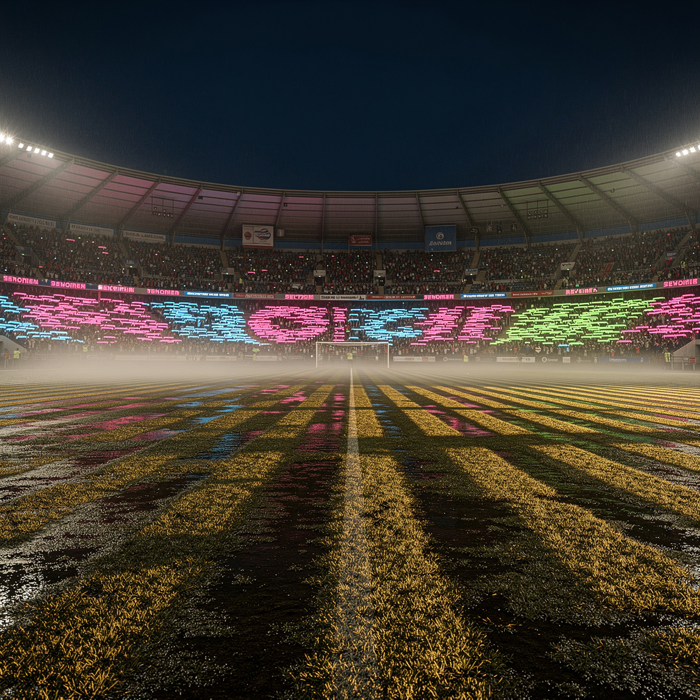 Im Stade de la Source in Orléans knistert die Luft, als die Fans ihre Neon-Schals schwenken und das Licht der Flutlichter die