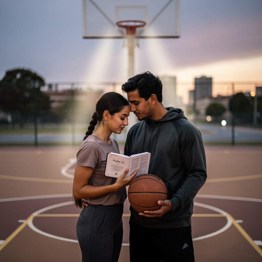 dois corações que aprendem, através do conflito e da vulnerabilidade, que a fé não é apenas uma questão de crença, mas de ent