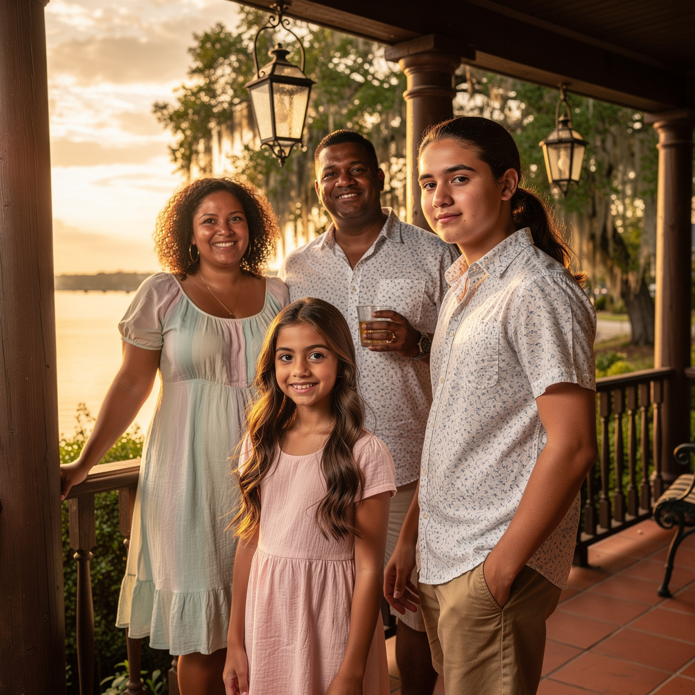 Four Family members Dominican Panamanian American At Louisiana 
Olivia Lopez is 16 Year old Beautiful Girl
Along Her Twin Bro