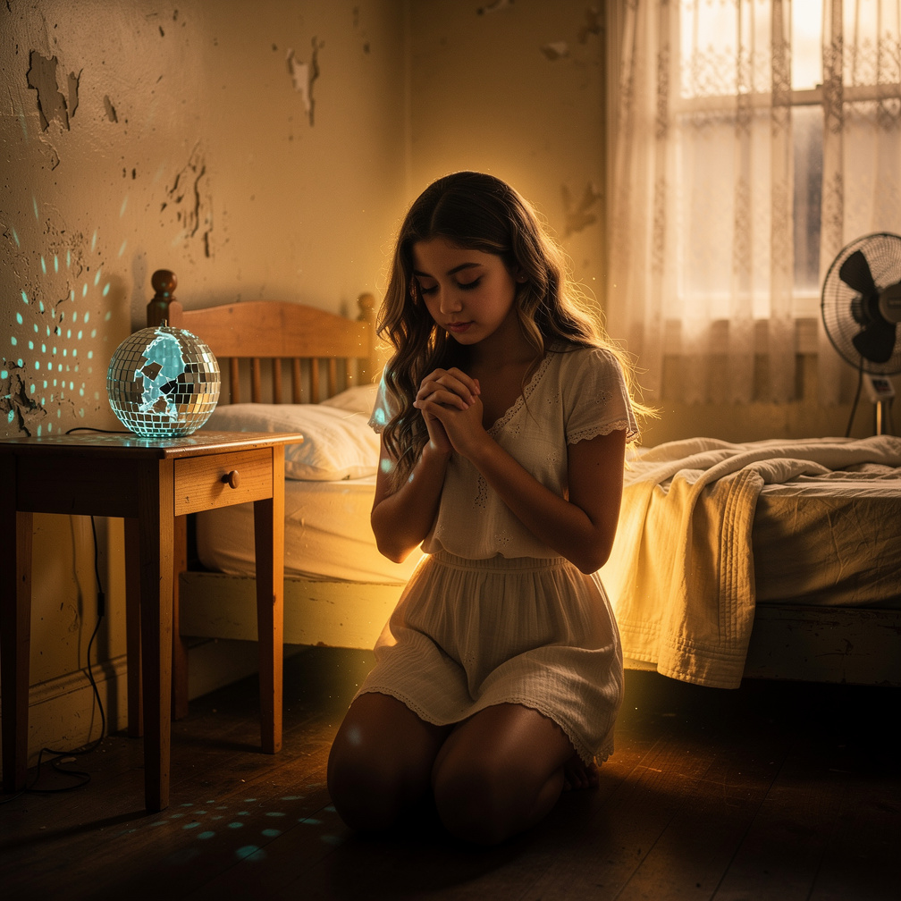 Olivia thinks About Broken Disco Ball Her Mind She Praying by The Lord