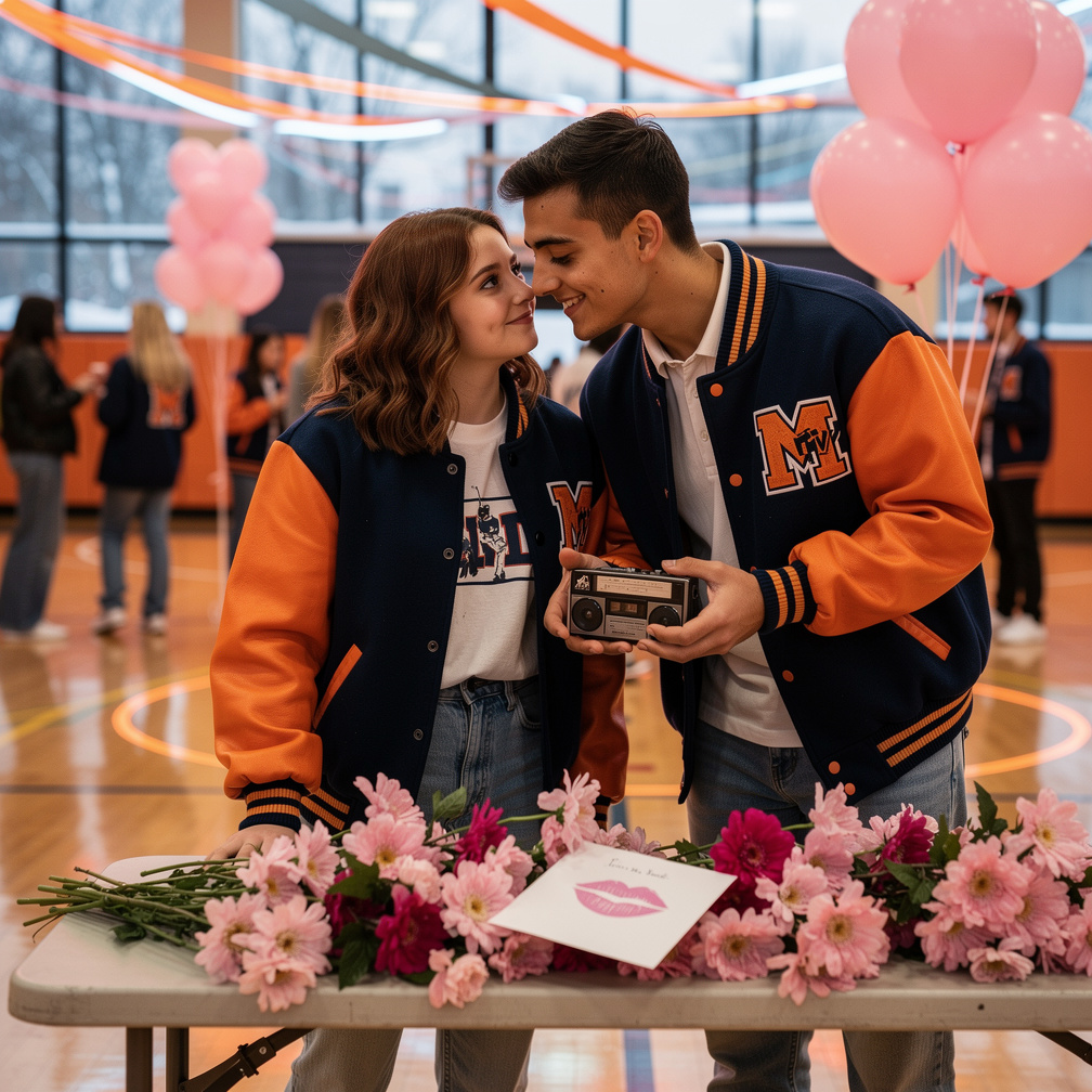 During The Party, Finished  Nancy Wears was inspired by Mtv 1990s Woah!  Barry: You're look nice Here Flowers and Letters Wit
