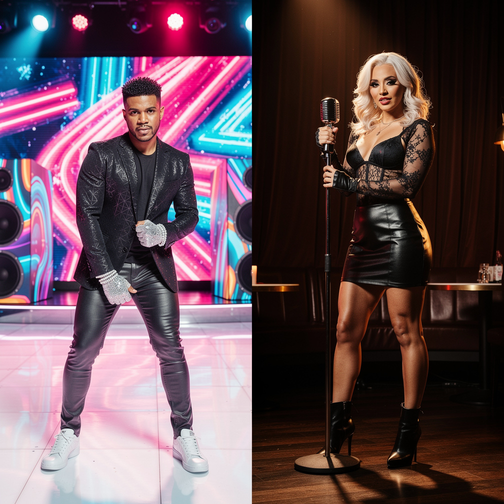 Deze King of Pop en Queen of Pop,
Michael Jackson en Madonna,
zijn legendarische zangers op MTV.