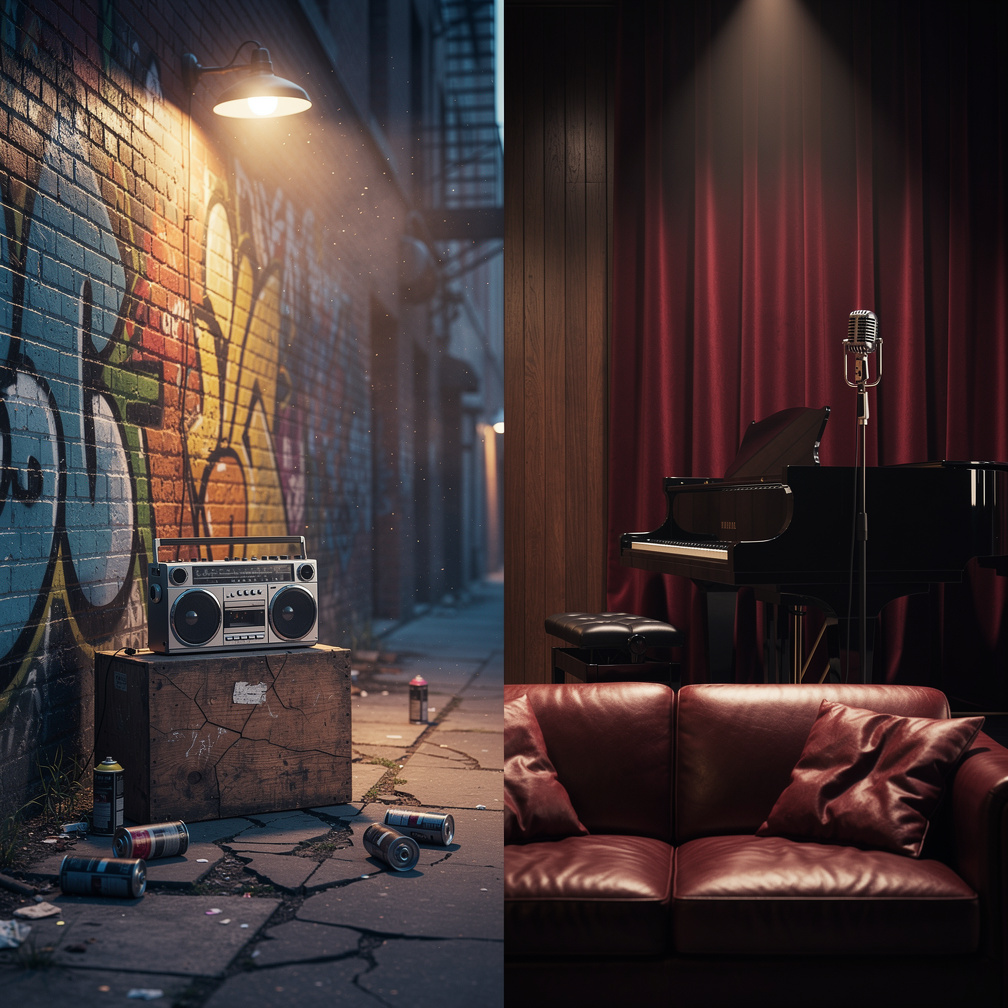 Hip hop versus R&B Ready, get set, go.
