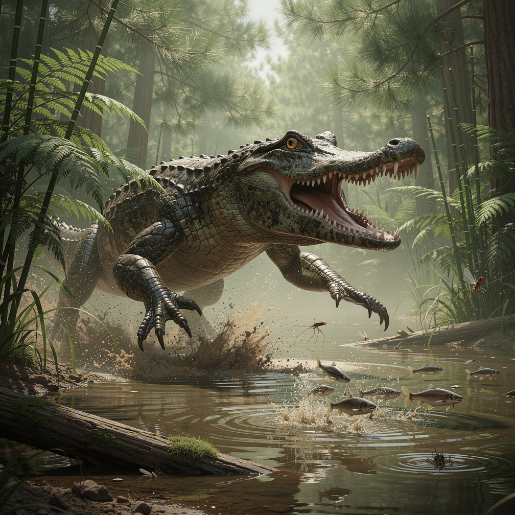 Imagine if: You become a Prionosuchus In the era the Dinosaur you are and how will you live.