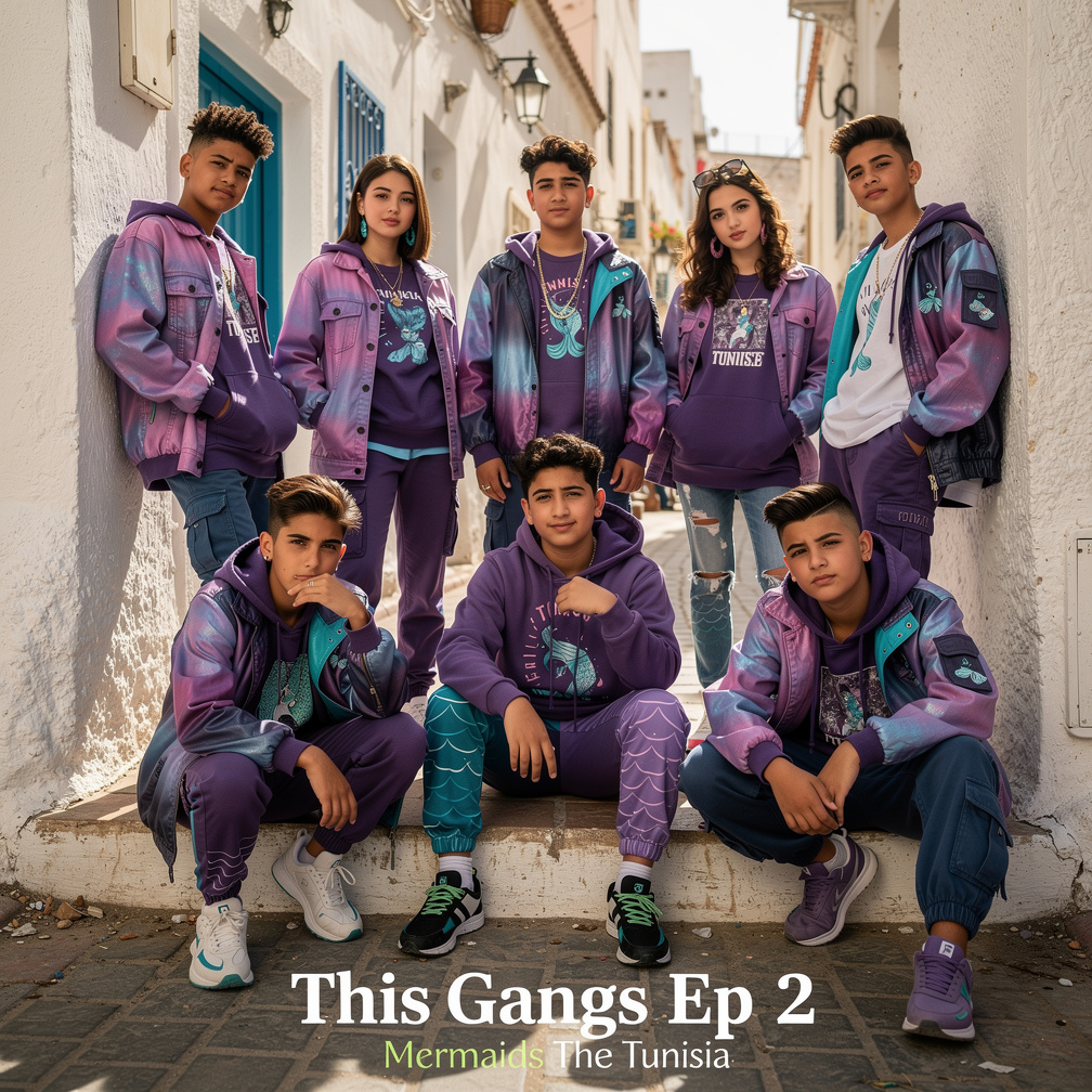 This Gangs Ep 2 : Mermaids The Tunisia Groups of Boys and Girls in tunis age are: 15-16 Oufits: a unified purple and blue col