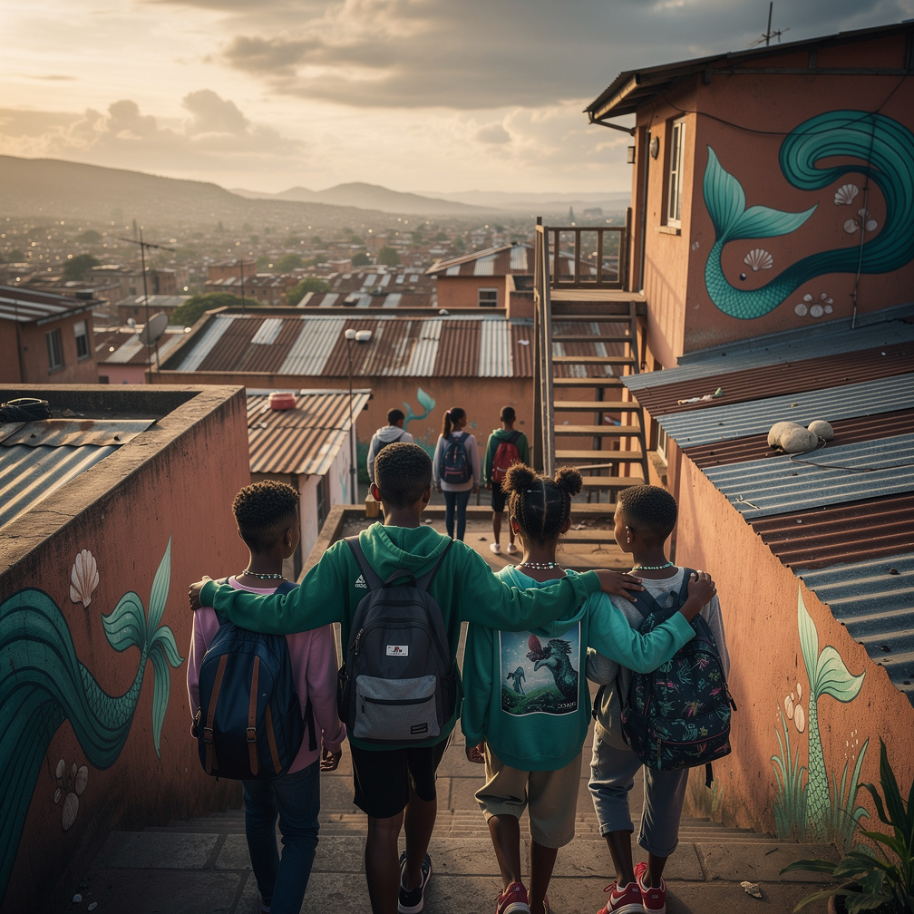 And Walking to The Rooftops