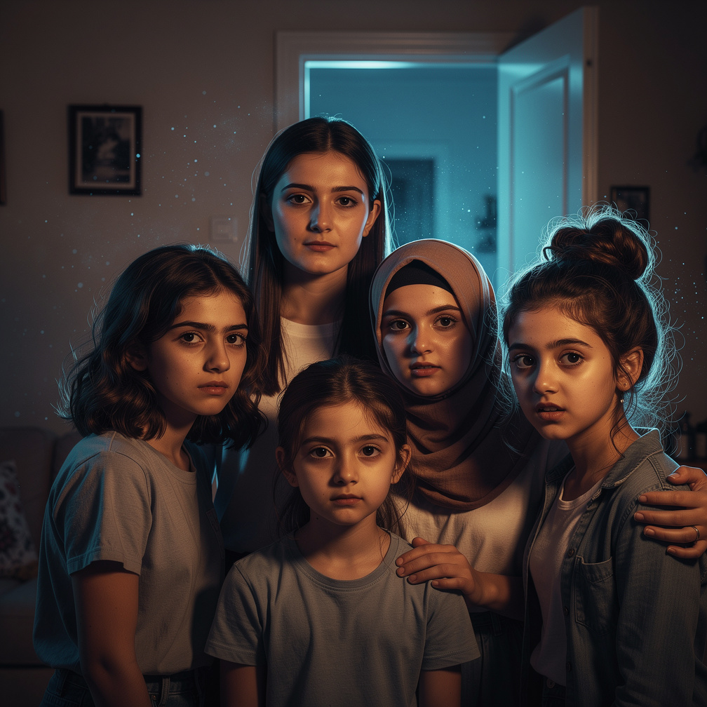 Hayal et: Biz  dört kızdık: Sofia, Mina, Zeynep ve Ayla.
Mina benim ablamdı. Zeynep ve Ayla ise amca/hala kızlarımızdı. Arala