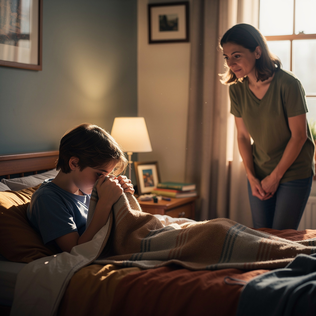 Imagine if: “Fine,” I replied, pulling my blanket closer. “Why?”

Mum tilted her head slightly. “Why what, sweetheart?”

“Why