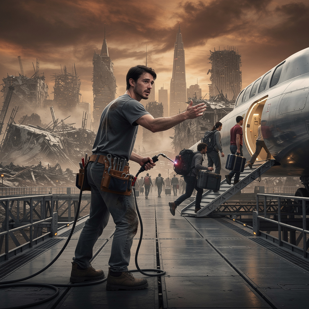 İlk uzay gemileri hazır, insanoğlunu uzaya taşımaya başladılar ama milyonlarca insan hala dünyada ve zaman artık tükendi.